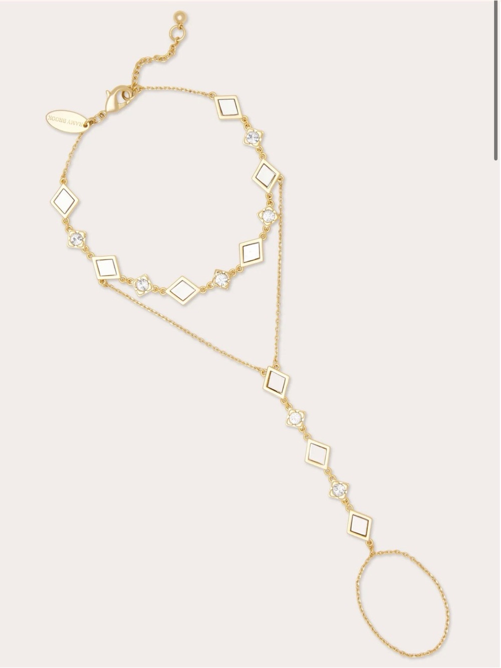 Eliza Geometric Hand Chain